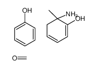 6-amino-6-methylcyclohexa-1,3-dien-1-ol,formaldehyde,phenol Structure