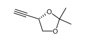 1,3-Dioxolane, 4-ethynyl-2,2-dimethyl-, (4S)- (9CI) Structure
