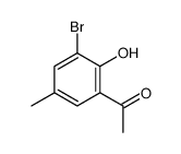 1-(3-bromo-2-hydroxy-5-methylphenyl)ethanone Structure