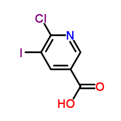 6-Chloro-5-iodonicotinic acid structure