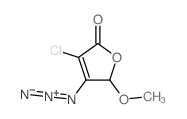 (4-chloro-2-methoxy-5-oxo-2H-furan-3-yl)imino-imino-azanium Structure