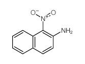 1-硝基-2-萘胺结构式