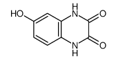 2,3-Quinoxalinedione,1,4-dihydro-6-hydroxy-(9CI) Structure