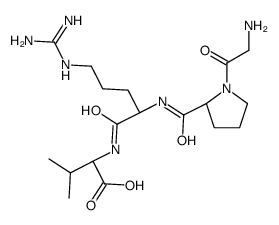 glycyl-prolyl-arginyl-valine Structure