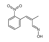 N-[2-methyl-3-(2-nitrophenyl)prop-2-enylidene]hydroxylamine Structure