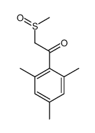 2-methylsulfinyl-1-(2,4,6-trimethylphenyl)ethanone结构式