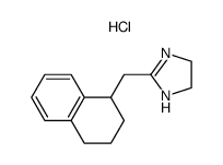 2-[(1,2,3,4-tetrahydro-1-naphthyl)-methyl]-2-imidazoline hydrochloride结构式
