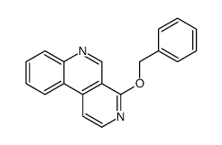 4-phenylmethoxybenzo[c][2,7]naphthyridine结构式