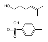 4-methylbenzenesulfonic acid,5-methylhex-4-en-1-ol结构式