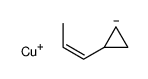 copper(1+),prop-1-enylcyclopropane Structure