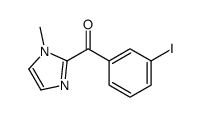 (3-iodophenyl)-(1-methylimidazol-2-yl)methanone Structure
