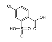 4-chloro-2-sulfobenzoic acid Structure