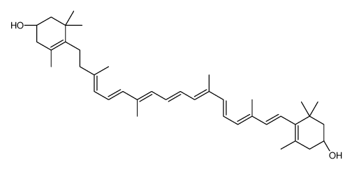 7,8-Dihydro-β,β-carotene-3,3'-diol Structure