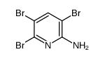 2-氨基-3,5,6-三溴吡啶结构式