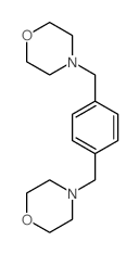 4-[[4-(morpholin-4-ylmethyl)phenyl]methyl]morpholine Structure