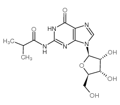 N2-异丁酰基鸟苷一水合物结构式