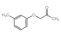 1-(3-甲基苯氧基)-2-丙酮结构式