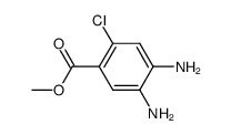 methyl 4,5-diamino-2-chlorobenzoate Structure