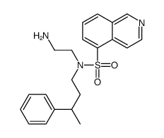 N-(2-aminoethyl)-N-(3-phenylbutyl)isoquinoline-5-sulfonamide Structure