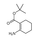 tert-butyl 2-aminocyclohexene-1-carboxylate结构式