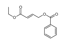 (4-ethoxy-4-oxobut-2-enyl) benzoate Structure