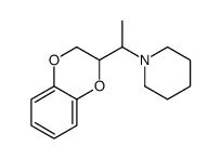 1-[1-(2,3-dihydro-1,4-benzodioxin-3-yl)ethyl]piperidine结构式