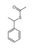 S-(1-phenylethyl) ethanethioate结构式