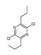 2,5-dichloro-3,6-dipropylpyrazine Structure