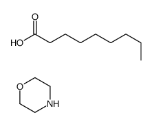 nonanoic acid, compound with morpholine (1:1) Structure