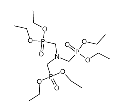 P,P',P''-azanetriyltrimethyl-tris-phosphonic acid hexaethyl ester结构式