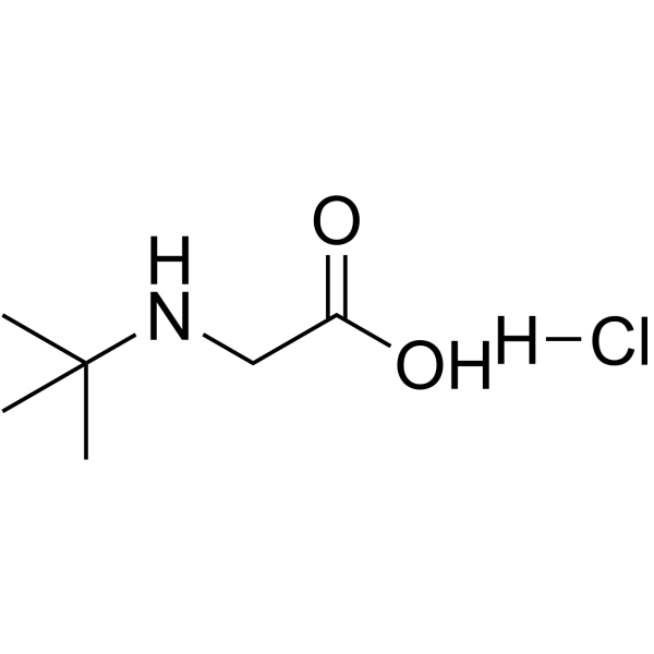 N-叔丁基甘氨酸盐酸盐结构式