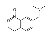 Benzenemethanamine, 4-ethyl-N,N-dimethyl-3-nitro- (9CI) Structure