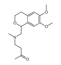 4-[(6,7-dimethoxy-3,4-dihydro-1H-isochromen-1-yl)methyl-methylamino]butan-2-one Structure