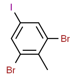 1,3-Dibromo-5-iodo-2-methylbenzene Structure