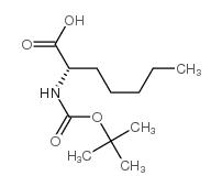 (S)-2-TERT-BUTOXYCARBONYLAMINO-HEPTANOICACID Structure