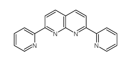 2,7-双(2-吡啶基)-1,8-萘啶结构式