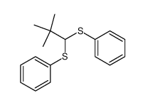 1,1-bis(phenylthio)-2,2-dimethylpropane Structure