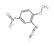 2-异硫代氰酰基-1-甲氧基-4-硝基苯结构式