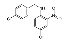 4-chloro-N-[(4-chlorophenyl)methyl]-2-nitroaniline结构式