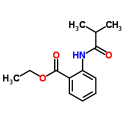 Ethyl 2-(isobutyrylamino)benzoate Structure