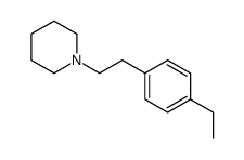 Piperidine, 1-[2-(4-ethylphenyl)ethyl]- (9CI)结构式