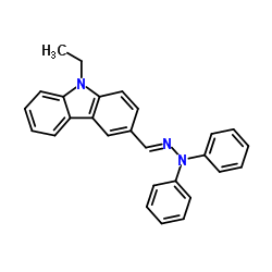 9-乙基咔唑-3-甲醛-二苯腙结构式