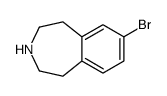 7-溴-2,3,4,5-四氢-1H-苯并[d]氮杂卓结构式