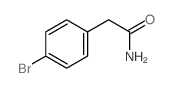 4-溴苯乙酰胺结构式