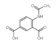 4-acetamidobenzene-1,3-dicarboxylic acid结构式