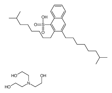 diisononylnaphthalenesulphonic acid, compound with 2,2',2''-nitrilotriethanol (1:1)结构式