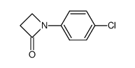 N-(4'-chlorophenyl)-2-azetidinone Structure
