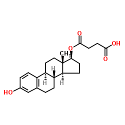 beta-雌二醇 17-半琥珀酸酯图片