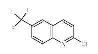 2-氯-6-(三氟甲基)喹啉结构式