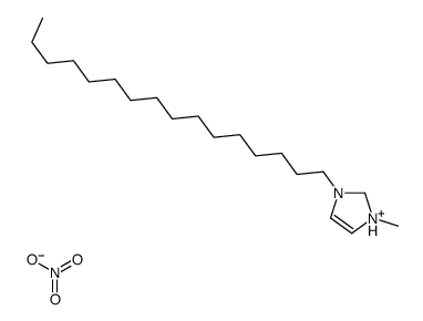 1-十六烷基-3-甲基咪唑硝酸盐结构式
